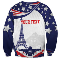 Personalized USA Swimming Sweatshirt One For All Summer Sport - Wonder Print Shop