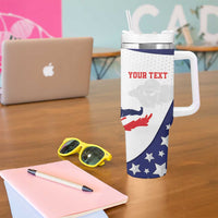 Personalized USA Swimming Tumbler With Handle One For All Summer Sport - Wonder Print Shop