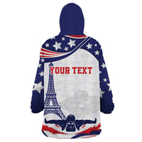 Personalized USA Swimming Wearable Blanket Hoodie One For All Summer Sport - Wonder Print Shop