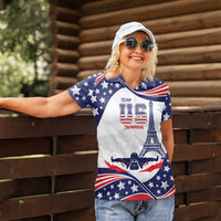 Personalized USA Swimming Women Polo Shirt One For All Summer Sport - Wonder Print Shop