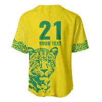 Custom Guyana Golden Jaguars Baseball Jersey Heritage Flame Edition - Wonder Print Shop