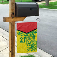 Custom Guyana Golden Jaguars Garden Flag Heritage Flame Edition - Wonder Print Shop