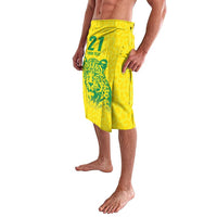 Custom Guyana Golden Jaguars Lavalava Heritage Flame Edition - Wonder Print Shop