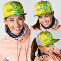 Guyana Golden Jaguars Mesh Trucker Cap Heritage Flame Edition - Wonder Print Shop