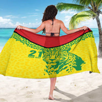 Custom Guyana Golden Jaguars Sarong Heritage Flame Edition - Wonder Print Shop