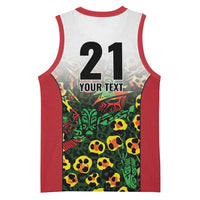 Custom Guyana Football Basketball Jersey Spirit of the Jaguar - White - Wonder Print Shop