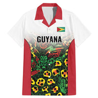 Custom Guyana Football Family Matching Mermaid Dress and Hawaiian Shirt Spirit of the Jaguar - White - Wonder Print Shop