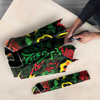 Custom Guyana Football Umbrella Spirit of the Jaguar - White - Wonder Print Shop