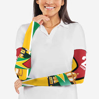 Custom Guyana Champions Reloaded 2025 Arm Sleeves Caribbean Cricket Supporter Amazon Warriors - Wonder Print Shop