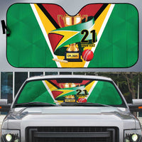 Custom Guyana Champions Reloaded 2025 Auto Sun Shade Caribbean Cricket Supporter Amazon Warriors - Wonder Print Shop