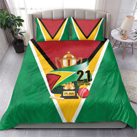Custom Guyana Champions Reloaded 2025 Bedding Set Caribbean Cricket Supporter Amazon Warriors - Wonder Print Shop