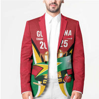 Custom Guyana Champions Reloaded 2025 Blazer Caribbean Cricket Supporter Amazon Warriors - Wonder Print Shop