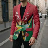 Custom Guyana Champions Reloaded 2025 Blazer Caribbean Cricket Supporter Amazon Warriors - Wonder Print Shop