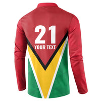 Custom Guyana Champions Reloaded 2025 Button Sweatshirt Caribbean Cricket Supporter Amazon Warriors - Wonder Print Shop