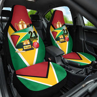Custom Guyana Champions Reloaded 2025 Car Seat Cover Caribbean Cricket Supporter Amazon Warriors - Wonder Print Shop