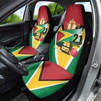 Custom Guyana Champions Reloaded 2025 Car Seat Cover Caribbean Cricket Supporter Amazon Warriors - Wonder Print Shop