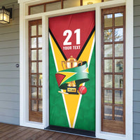Custom Guyana Champions Reloaded 2025 Door Cover Caribbean Cricket Supporter Amazon Warriors - Wonder Print Shop