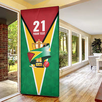Custom Guyana Champions Reloaded 2025 Door Cover Caribbean Cricket Supporter Amazon Warriors - Wonder Print Shop