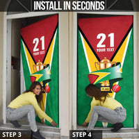 Custom Guyana Champions Reloaded 2025 Door Cover Caribbean Cricket Supporter Amazon Warriors - Wonder Print Shop
