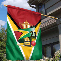 Custom Guyana Champions Reloaded 2025 Garden Flag Caribbean Cricket Supporter Amazon Warriors - Wonder Print Shop