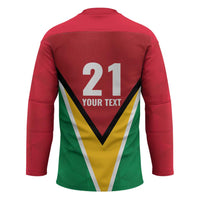 Custom Guyana Champions Reloaded 2025 Hockey Jersey Caribbean Cricket Supporter Amazon Warriors - Wonder Print Shop