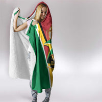 Custom Guyana Champions Reloaded 2025 Hooded Blanket Caribbean Cricket Supporter Amazon Warriors - Wonder Print Shop