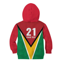 Custom Guyana Champions Reloaded 2025 Kid Hoodie Caribbean Cricket Supporter Amazon Warriors - Wonder Print Shop