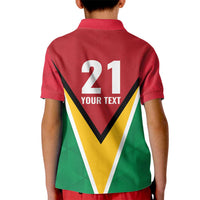 Custom Guyana Champions Reloaded 2025 Kid Polo Shirt Caribbean Cricket Supporter Amazon Warriors - Wonder Print Shop