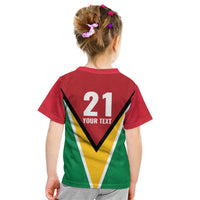 Custom Guyana Champions Reloaded 2025 Kid T Shirt Caribbean Cricket Supporter Amazon Warriors - Wonder Print Shop