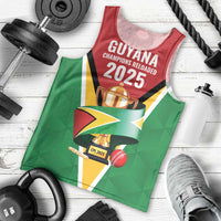 Custom Guyana Champions Reloaded 2025 Men Tank Top Caribbean Cricket Supporter Amazon Warriors - Wonder Print Shop