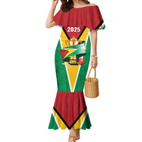 Custom Guyana Champions Reloaded 2025 Mermaid Dress Caribbean Cricket Supporter Amazon Warriors - Wonder Print Shop