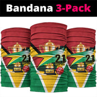 Custom Guyana Champions Reloaded 2025 Neck Gaiter Caribbean Cricket Supporter Amazon Warriors - Wonder Print Shop