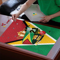Custom Guyana Champions Reloaded 2025 Puzzle Caribbean Cricket Supporter Amazon Warriors - Wonder Print Shop
