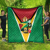 Custom Guyana Champions Reloaded 2025 Quilt Caribbean Cricket Supporter Amazon Warriors - Wonder Print Shop
