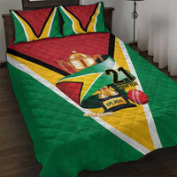 Custom Guyana Champions Reloaded 2025 Quilt Bed Set Caribbean Cricket Supporter Amazon Warriors - Wonder Print Shop