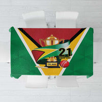 Custom Guyana Champions Reloaded 2025 Tablecloth Caribbean Cricket Supporter Amazon Warriors - Wonder Print Shop