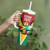 Custom Guyana Champions Reloaded 2025 Tumbler With Handle Caribbean Cricket Supporter Amazon Warriors - Wonder Print Shop