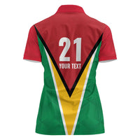 Custom Guyana Champions Reloaded 2025 Women Polo Shirt Caribbean Cricket Supporter Amazon Warriors - Wonder Print Shop