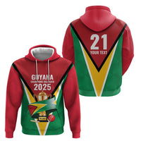 Custom Guyana Champions Reloaded 2025 Zip Hoodie Caribbean Cricket Supporter Amazon Warriors - Wonder Print Shop