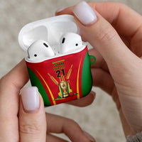 Custom Guyana Victory Run 2025 AirPods Case Caribbean Cricket Supporter Amazon Warriors - Wonder Print Shop