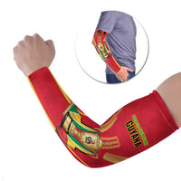 Custom Guyana Victory Run 2025 Arm Sleeves Caribbean Cricket Supporter Amazon Warriors - Wonder Print Shop