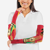 Custom Guyana Victory Run 2025 Arm Sleeves Caribbean Cricket Supporter Amazon Warriors - Wonder Print Shop