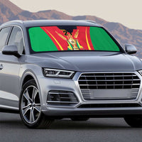 Custom Guyana Victory Run 2025 Auto Sun Shade Caribbean Cricket Supporter Amazon Warriors - Wonder Print Shop
