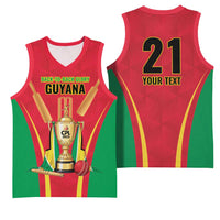 Custom Guyana Victory Run 2025 Basketball Jersey Caribbean Cricket Supporter Amazon Warriors - Wonder Print Shop