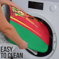 Custom Guyana Victory Run 2025 Bathroom Set Caribbean Cricket Supporter Amazon Warriors - Wonder Print Shop