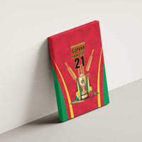 Custom Guyana Victory Run 2025 Canvas Wall Art Caribbean Cricket Supporter Amazon Warriors - Wonder Print Shop