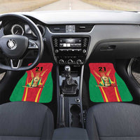 Custom Guyana Victory Run 2025 Car Mats Caribbean Cricket Supporter Amazon Warriors - Wonder Print Shop