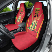 Custom Guyana Victory Run 2025 Car Seat Cover Caribbean Cricket Supporter Amazon Warriors - Wonder Print Shop