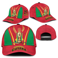 Custom Guyana Victory Run 2025 Classic Cap Caribbean Cricket Supporter Amazon Warriors - Wonder Print Shop