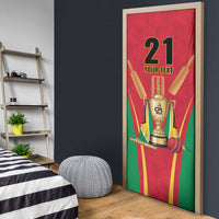 Custom Guyana Victory Run 2025 Door Cover Caribbean Cricket Supporter Amazon Warriors - Wonder Print Shop